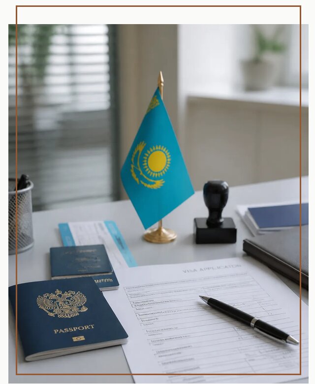 Оформление визы в Казахстан для поездки и работы в Кондопоге